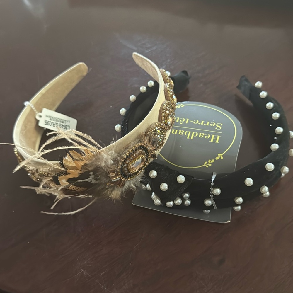 NWT 2 Headbands for girls